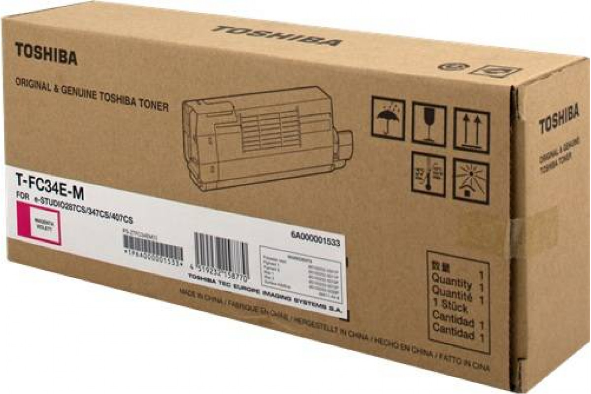 

Картридж для лазерного принтера Toshiba T-FC34EM (6A000001769), пурпурный, оригинал