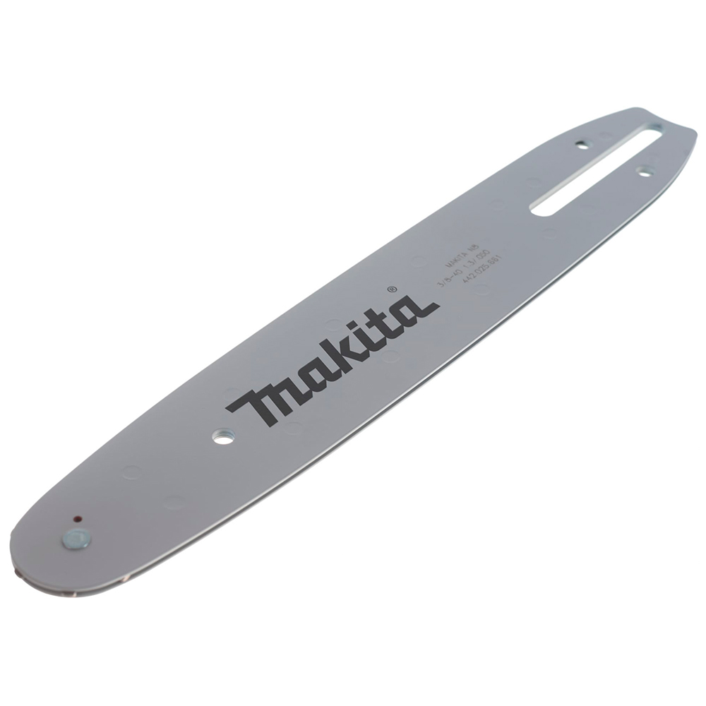 

Шина Makita 25см/10", шаг 3/8", паз 1,3мм, SN, 40 звеньев