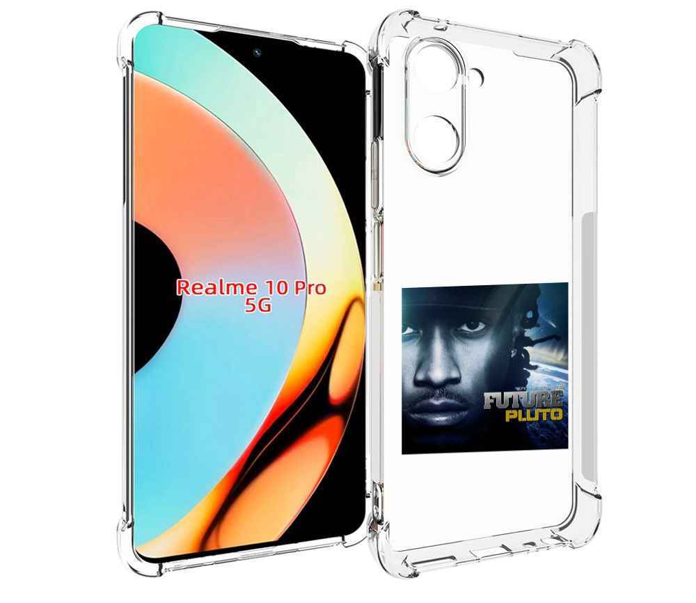 Чехол бампер MyPads Future - Pluto для Realme 10 Pro противоударный