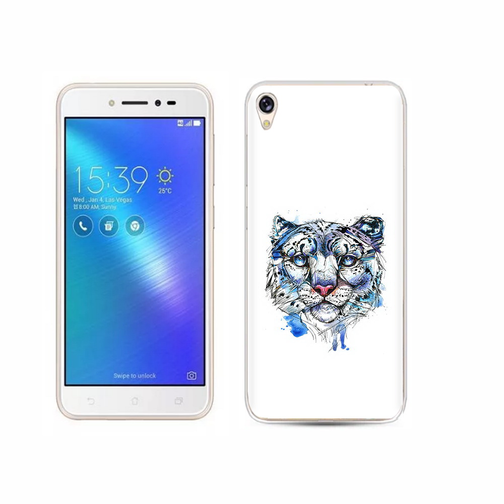

Чехол MyPads Tocco для Asus ZenFone Live (ZB501KL) водяной тигр, Прозрачный, Tocco