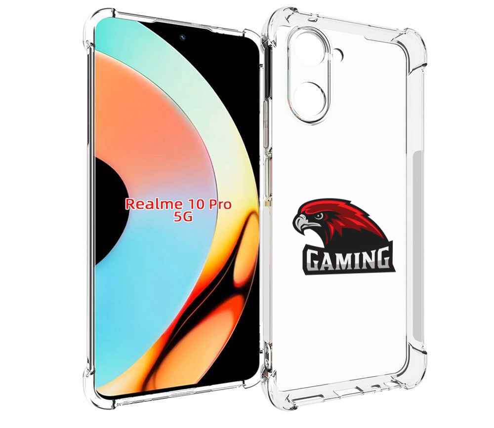 

Чехол бампер MyPads Gaming-1 мужской для Realme 10 Pro противоуд..., Прозрачный, Tocco