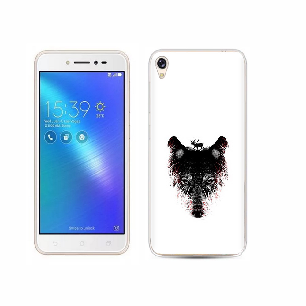 

Чехол MyPads Tocco для Asus ZenFone Live (ZB501KL) волк в траве, Прозрачный, Tocco