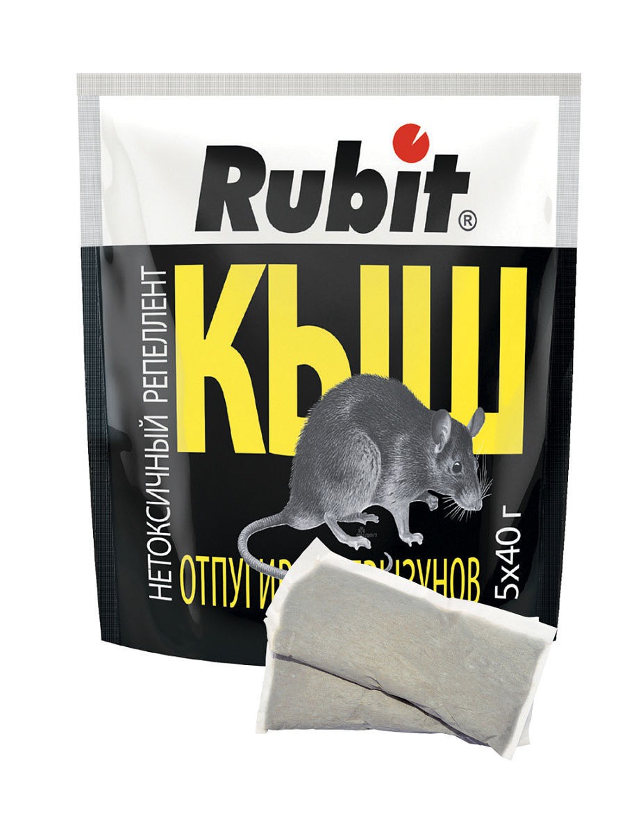 

Брикет от грызунов Rubit Кыш 12849 200 г, Кыш