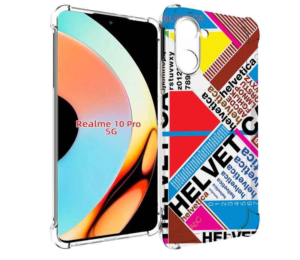 

Чехол бампер MyPads HELVET для Realme 10 Pro противоударный, Прозрачный, Tocco
