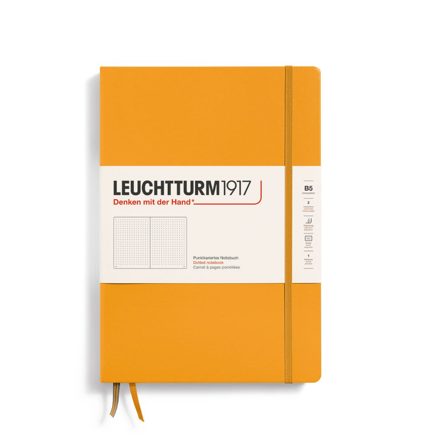 

Блокнот Leuchtturm1917 Composition 366166 B5 17,8x25,4см 80г 109л в точку