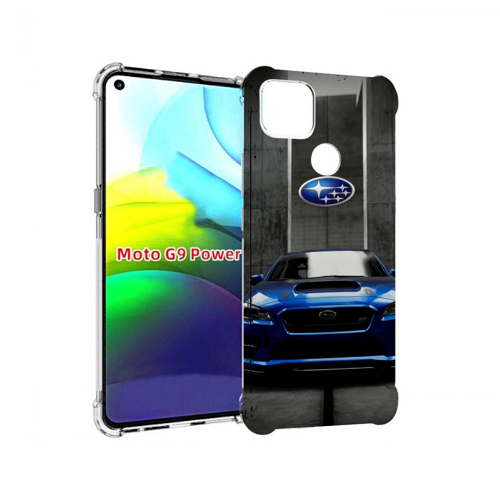 

Чехол MyPads subaru субару 1 мужской для Motorola Moto G9 Power, Прозрачный, Tocco