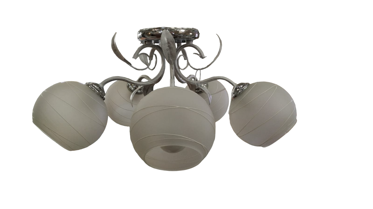 

Люстра LVK A 152/5 CR+WT+WT 5хЕ27х60Вт D50H26, LVK A 152