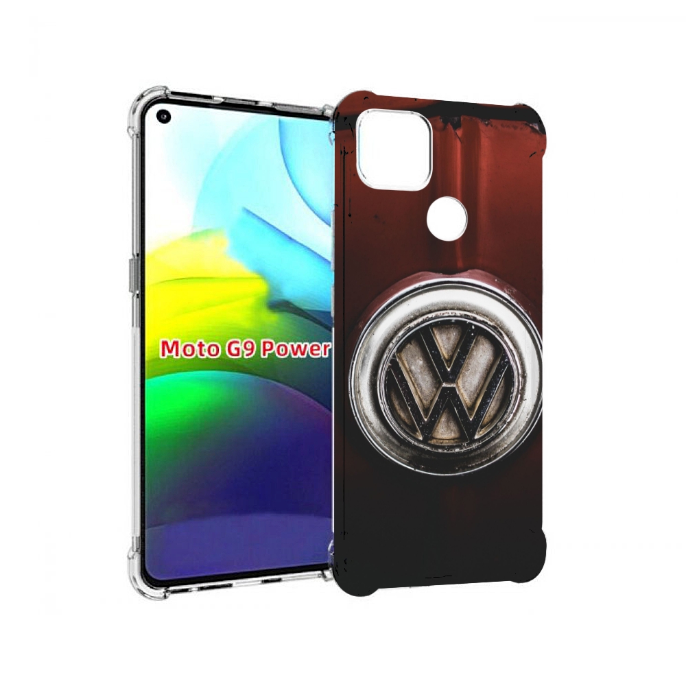 

Чехол MyPads volkwagen фольскваген 1 мужской для Motorola Moto G9 Power, Прозрачный, Tocco