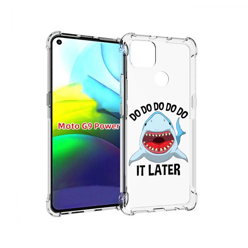 

Чехол MyPads Акула для Motorola Moto G9 Power, Прозрачный, Tocco