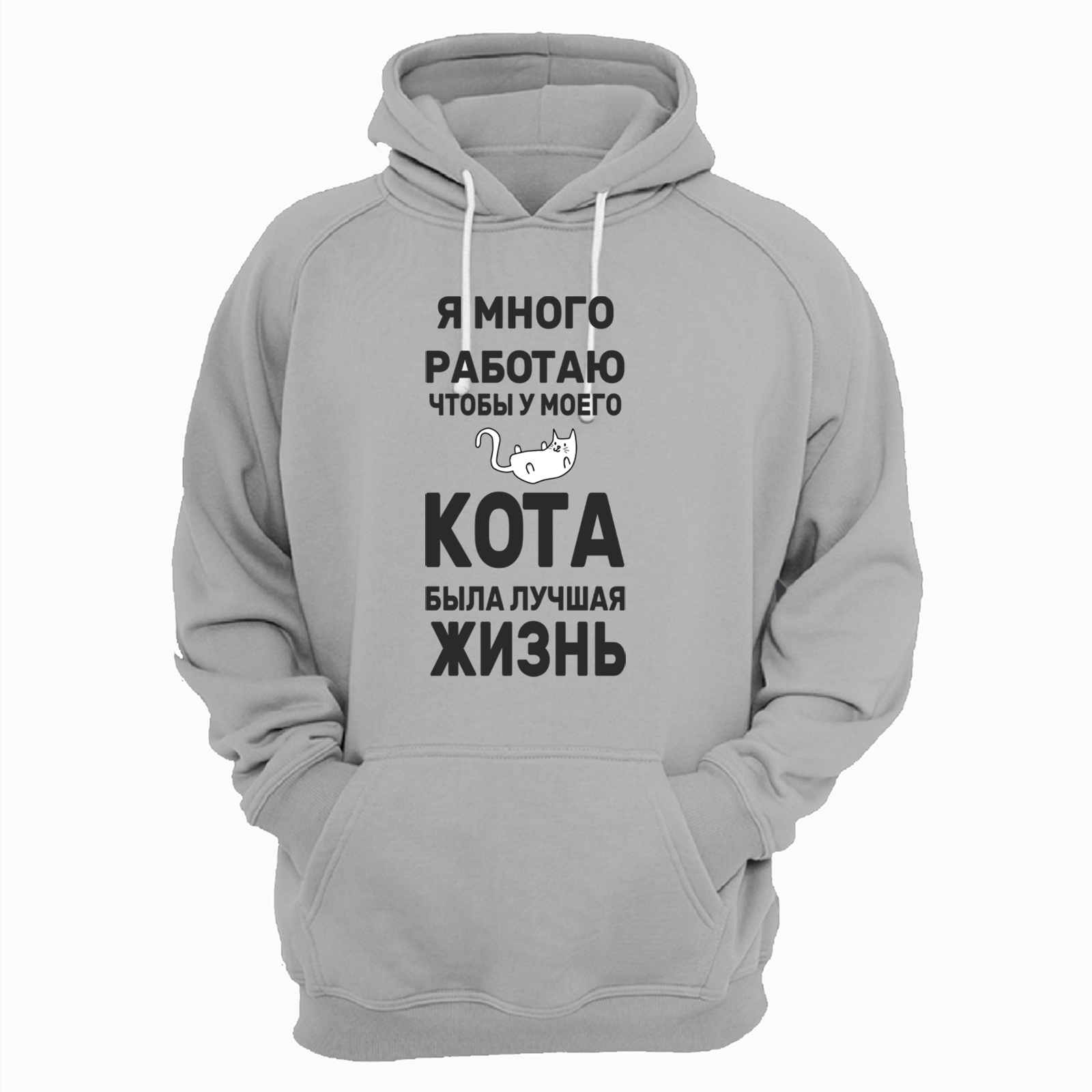 

Худи женское SHARP&CUT CBD332811 серое 44 RU, Серый, CBD332811