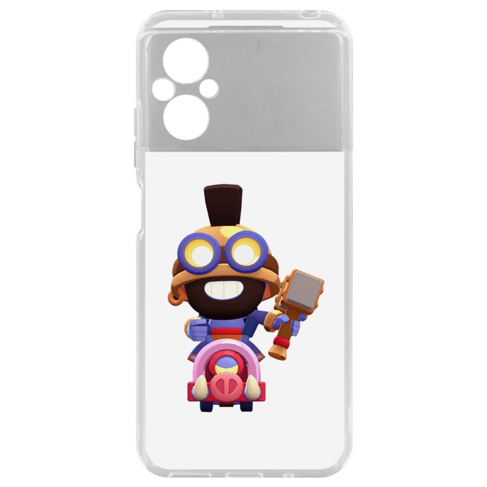 

Чехол-накладка Brawl Stars-Карл Всадник на кабане для Poco M5