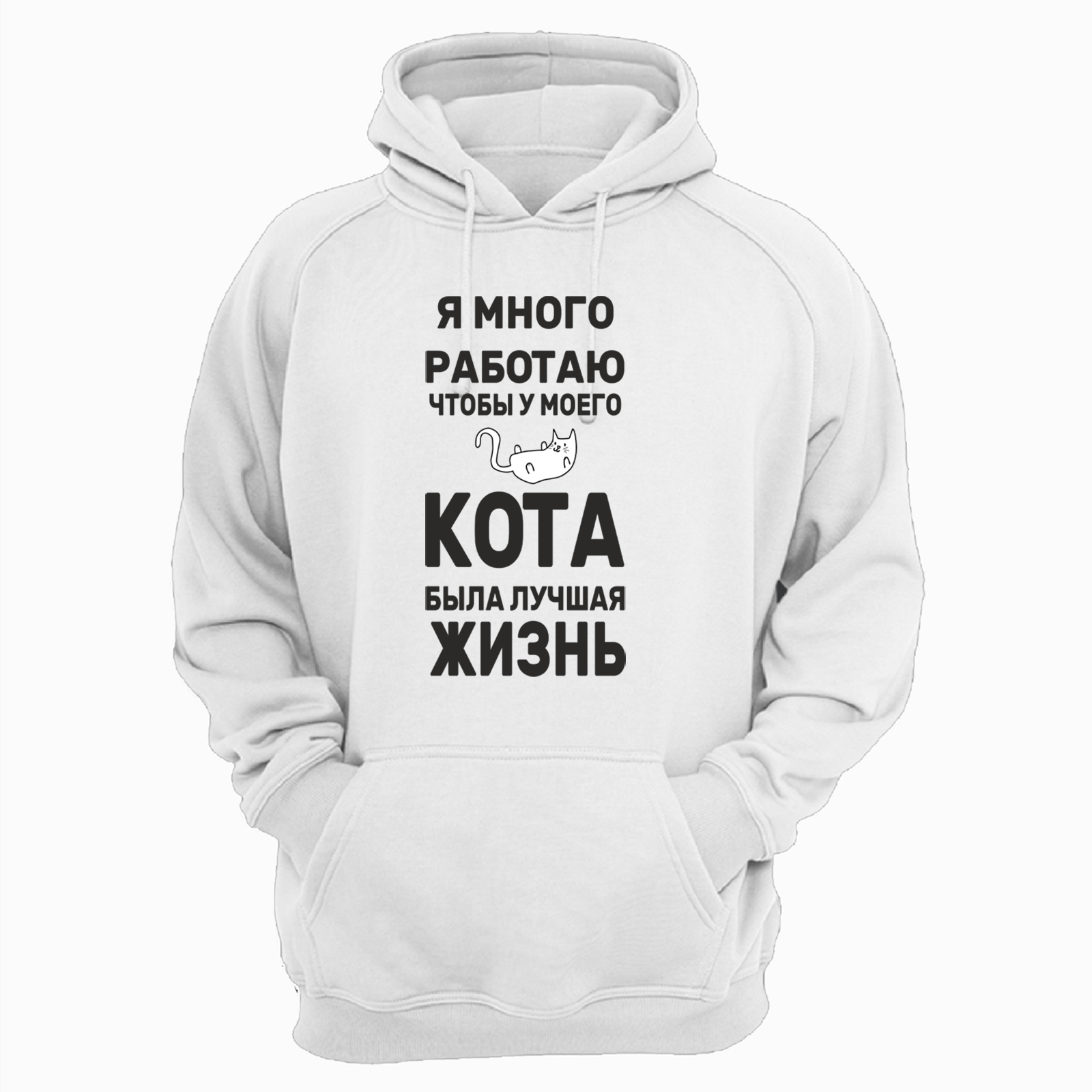 

Худи женское SHARP&CUT CBD332811 белое 44 RU, Белый, CBD332811