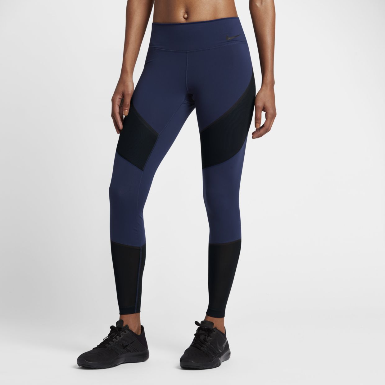 

Тайтсы женские Nike синие, 833718-429