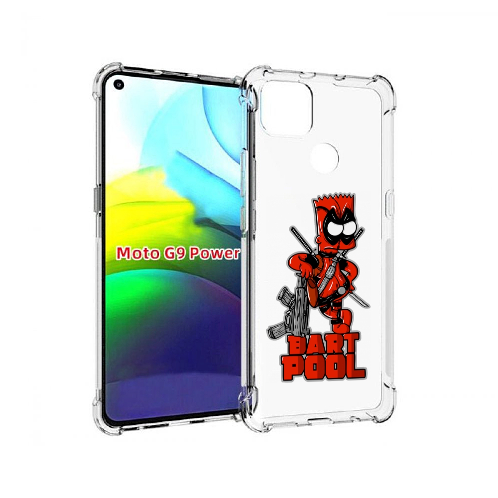 

Чехол MyPads Барт-Пул для Motorola Moto G9 Power, Прозрачный, Tocco