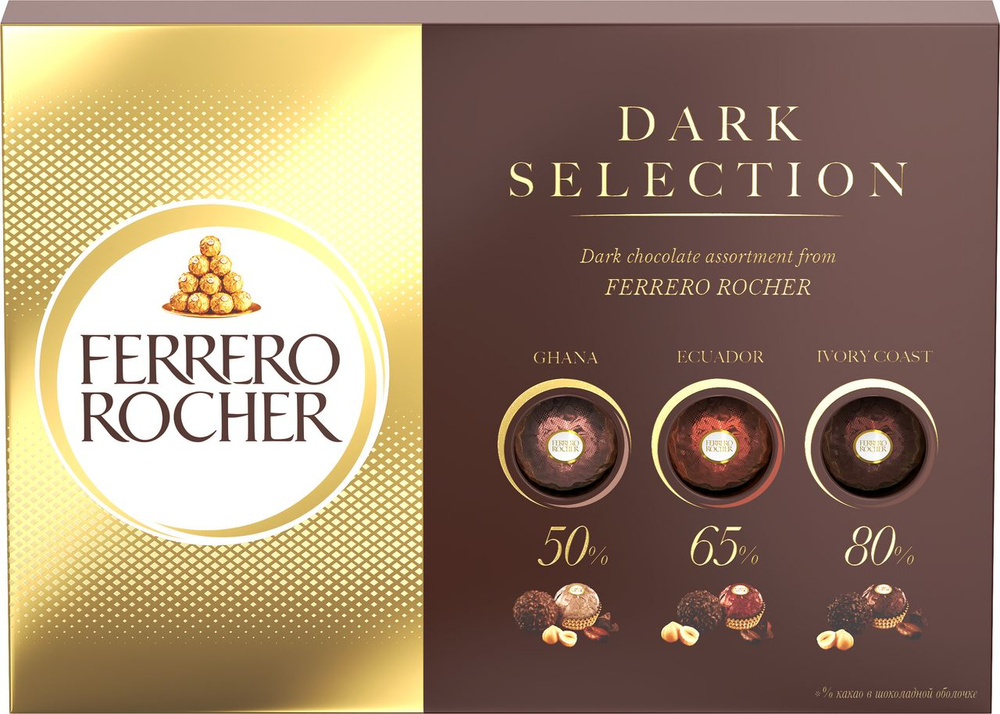 Набор конфет Chocodelica Ferrero Rocher Dark Selection 300 г