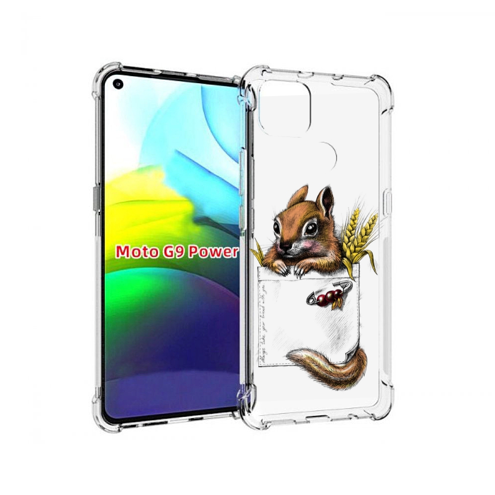 

Чехол MyPads Белочка для Motorola Moto G9 Power, Прозрачный, Tocco