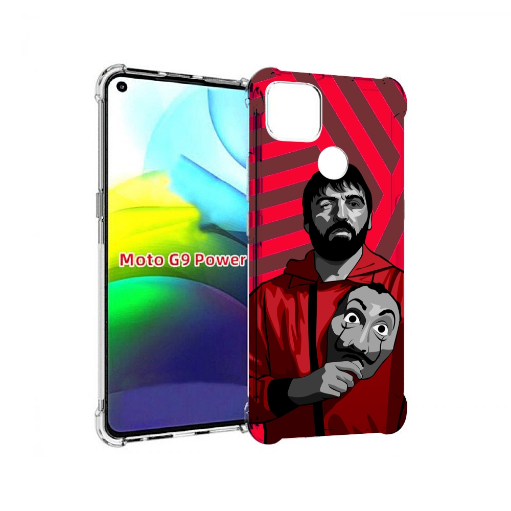 

Чехол MyPads Богата-Бумажный-дом для Motorola Moto G9 Power, Прозрачный, Tocco