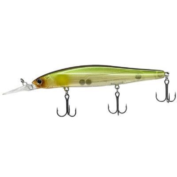 

Воблер Daiwa STEEZ MINNOW 110SP-MR # Ghost Ayu, Зеленый, STEEZ