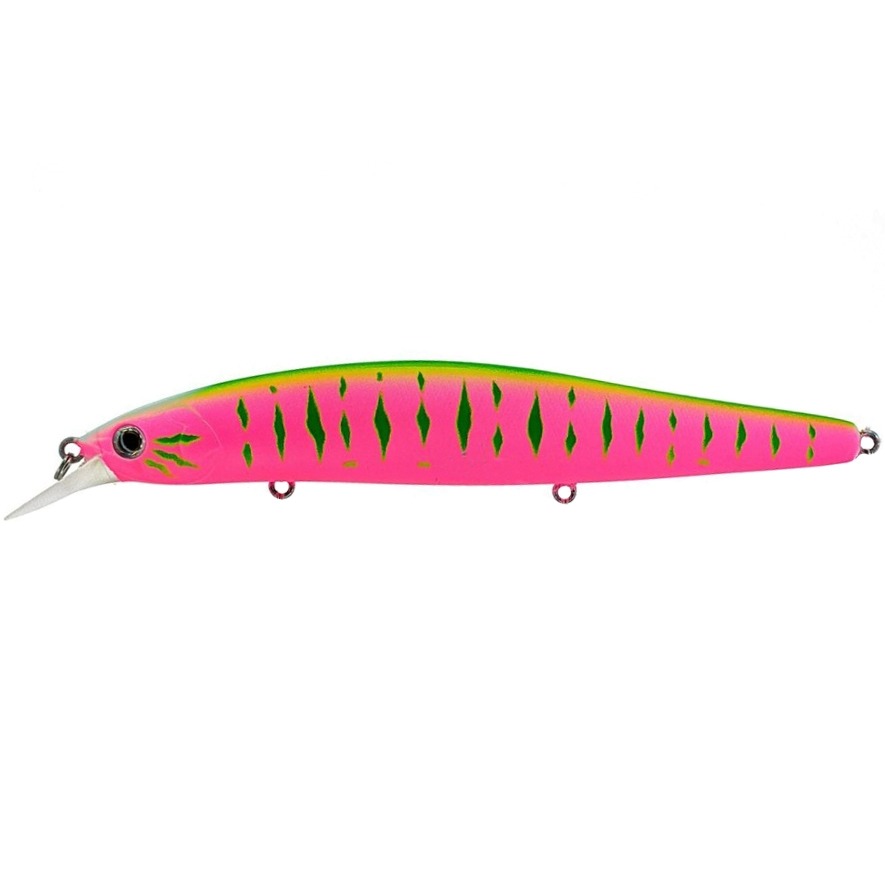 

Воблер Daiwa STEEZ MINNOW 110SP-SR # Pink Mat Tiger, Зеленый, Steez