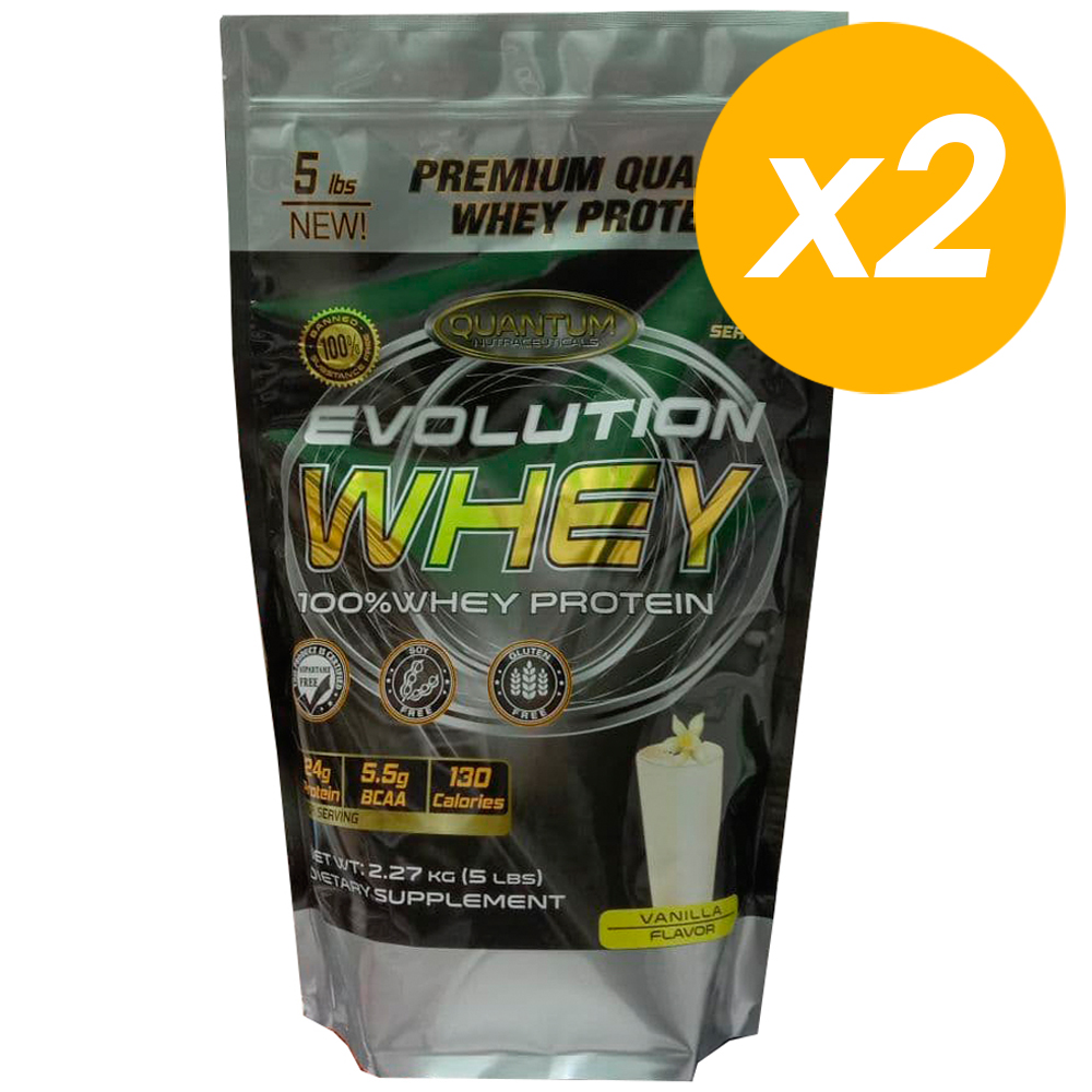 

Quantum Nutraceuticals Evolution Whey (ваниль) - 4540 г (2 шт по 2270 г), Quantum Evolution Whey - 4540 г (2 шт по 2270 г)