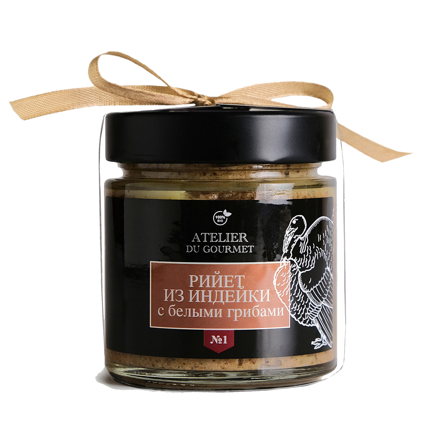 

Риет из индейки Atelier du gourmet с белыми грибами 200 г
