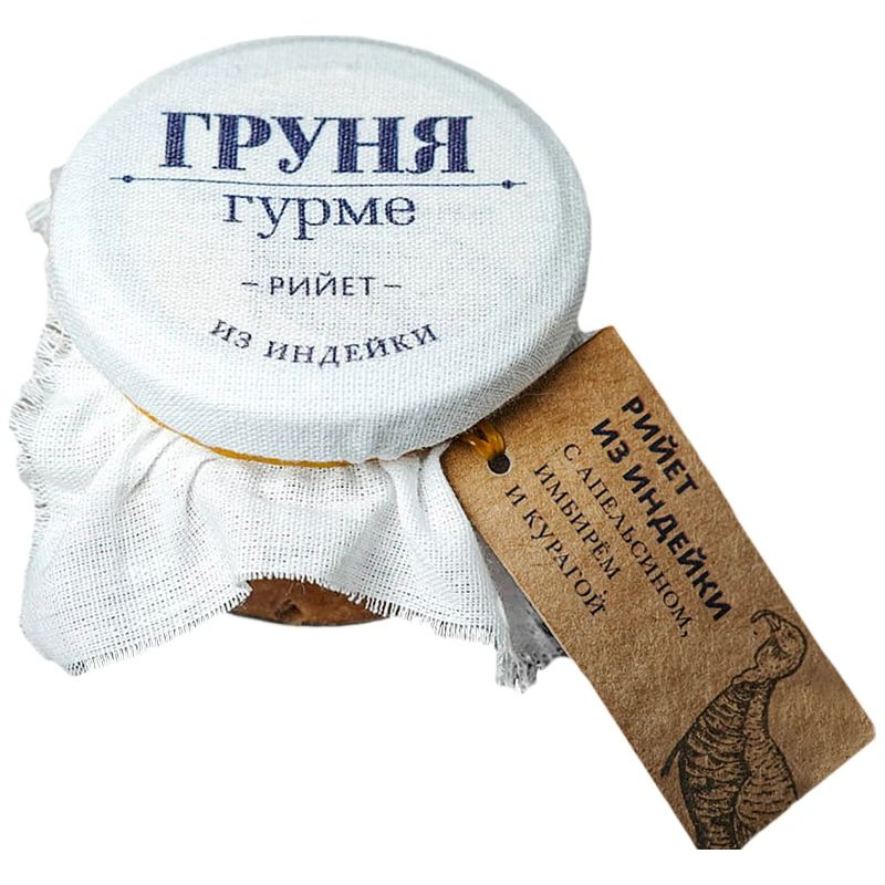 

Риет из индейки Atelier du gourmet апельсин-имбирь-курага 200 г