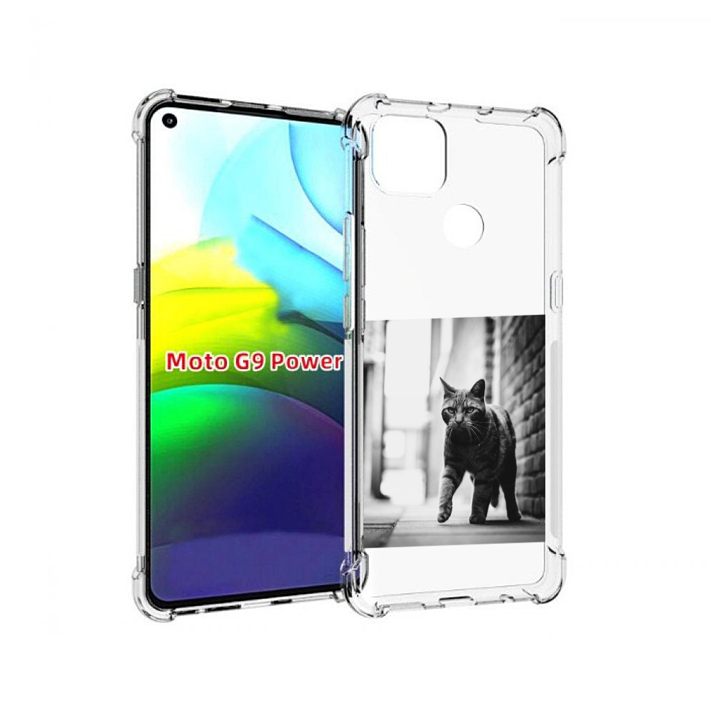 

Чехол MyPads Важный-кот для Motorola Moto G9 Power, Прозрачный, Tocco