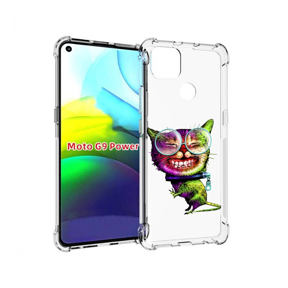 

Чехол MyPads Веселый кот для Motorola Moto G9 Power, Прозрачный, Tocco