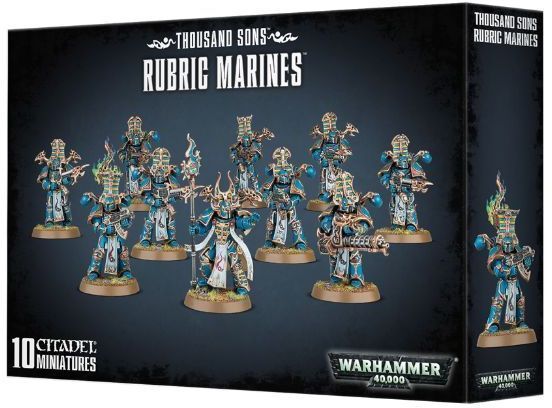 

Миниатюры Warhammer 40000: Thousand Sons Rubric Marines