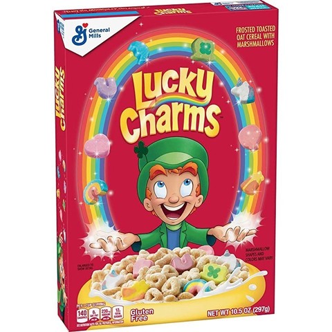 

Готовый завтрак Lucky Charms Лаки Шармс с маршмелоу, 297г, Готовый завтрак