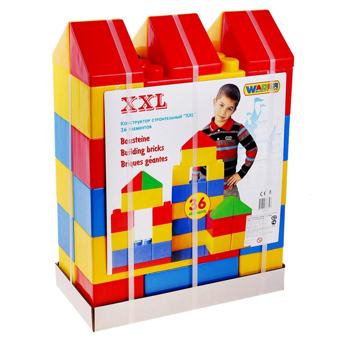 

Конструктор строительный XXL, 36 деталей