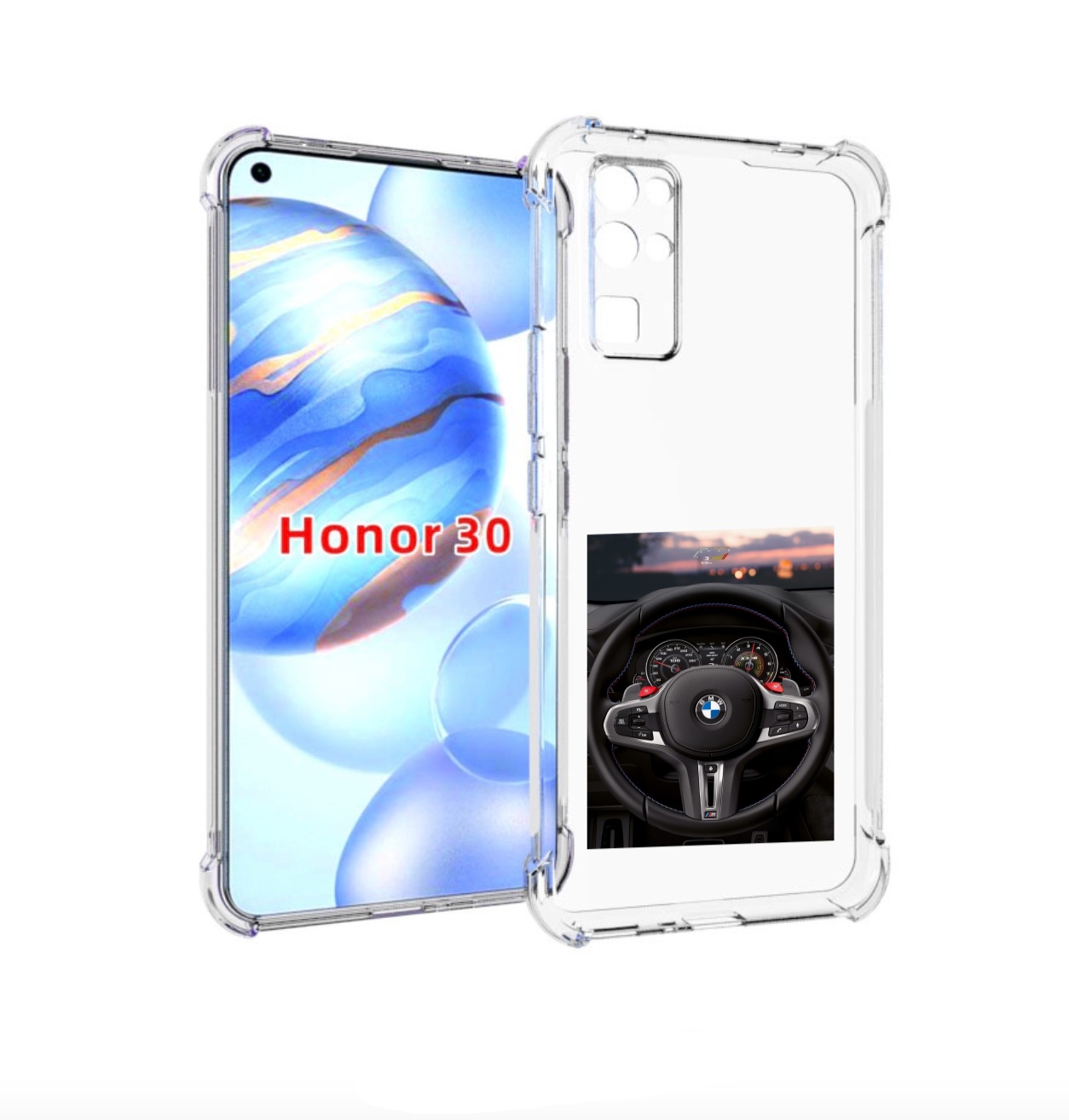 

Чехол бампер MyPads bmw 4 мужской для Honor 30 (BMH-AN10) против, Прозрачный, Tocco