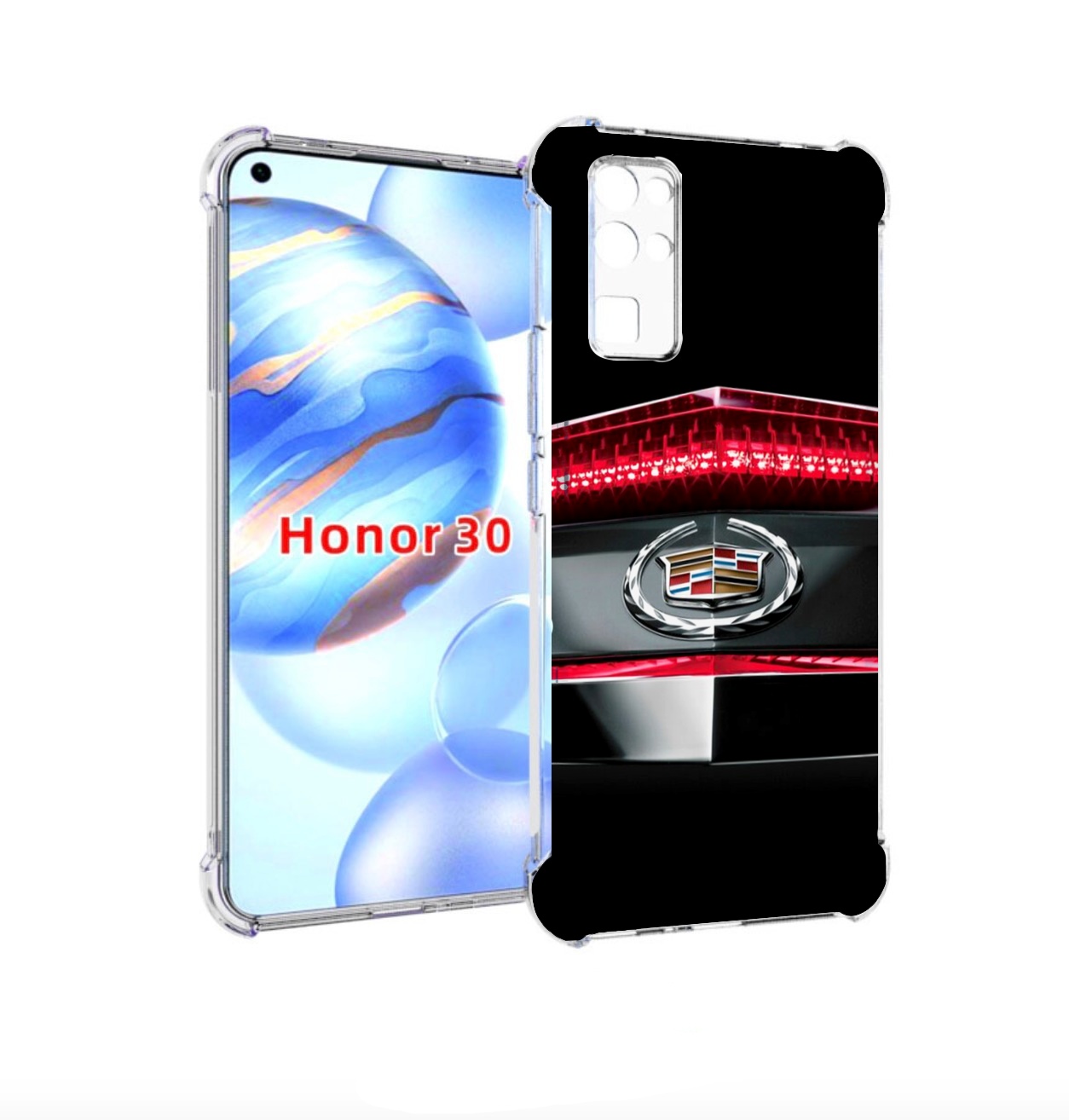 

Чехол бампер MyPads cadillac-кадилак-1 мусжкой для Honor 30 (BMH, Прозрачный, Tocco