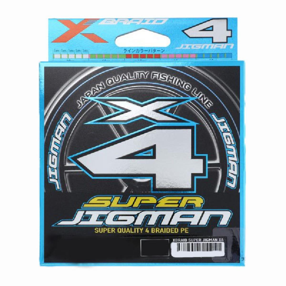 

Леска плетеная YGK X-Braid Super Jigman X4 0,265 мм, 200 м, 15,8 кг (Multicolor), Разноцветный, X-Braid Super Jigman X4