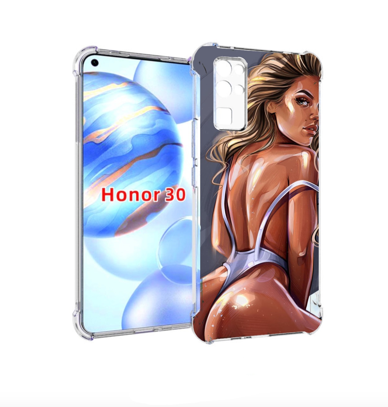 

Чехол бампер MyPads craigos-art для Honor 30 (BMH-AN10) противоу, Прозрачный, Tocco