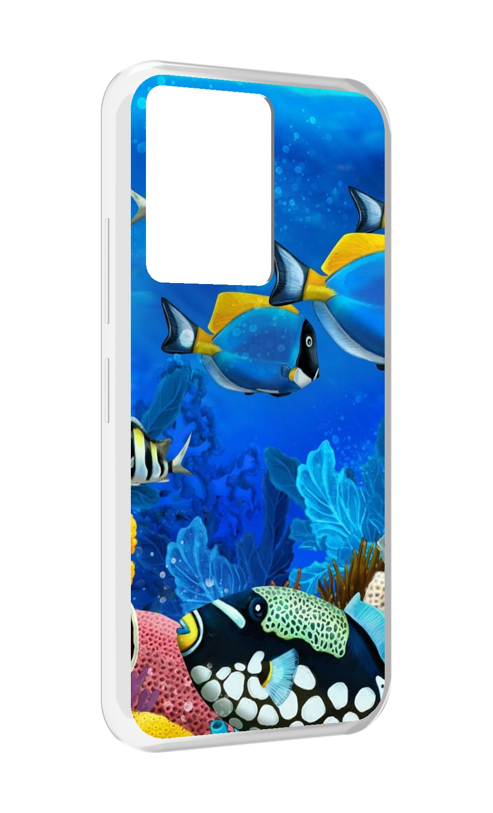 

Чехол MyPads Рыбки для Infinix Note 12 5G X671 / Note 12 Pro 5G, Прозрачный, Tocco