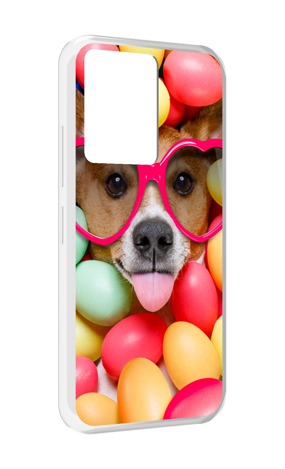 

Чехол MyPads Собака-в-яйцах для Infinix Note 12 5G X671 / Note 12 Pro 5G, Прозрачный, Tocco