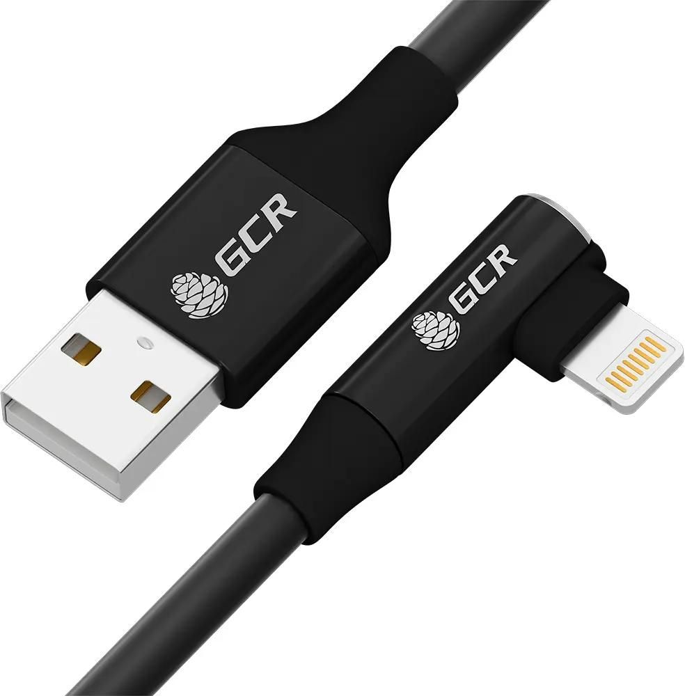 

Кабель Greenconnect GCR-53437 USB - Lightning, MFI, 2.4A, 1.3 м, черный, GCR-53437