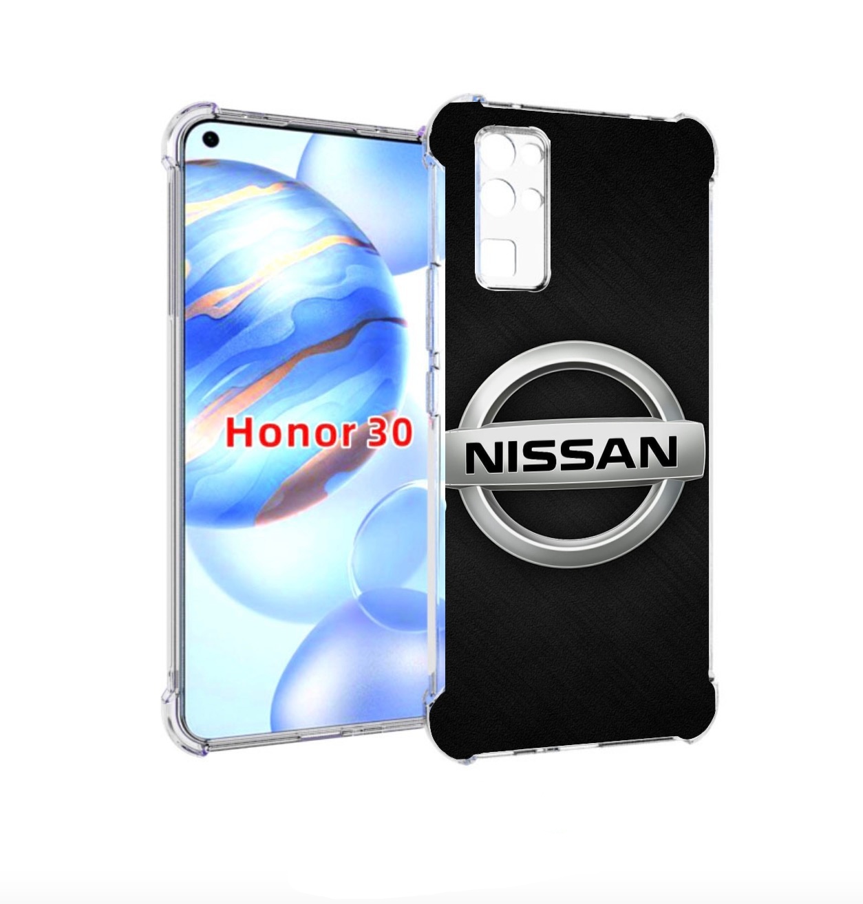 

Чехол бампер MyPads nissan ниссан 2 мужской для Honor 30 (BMH-AN, Прозрачный, Tocco