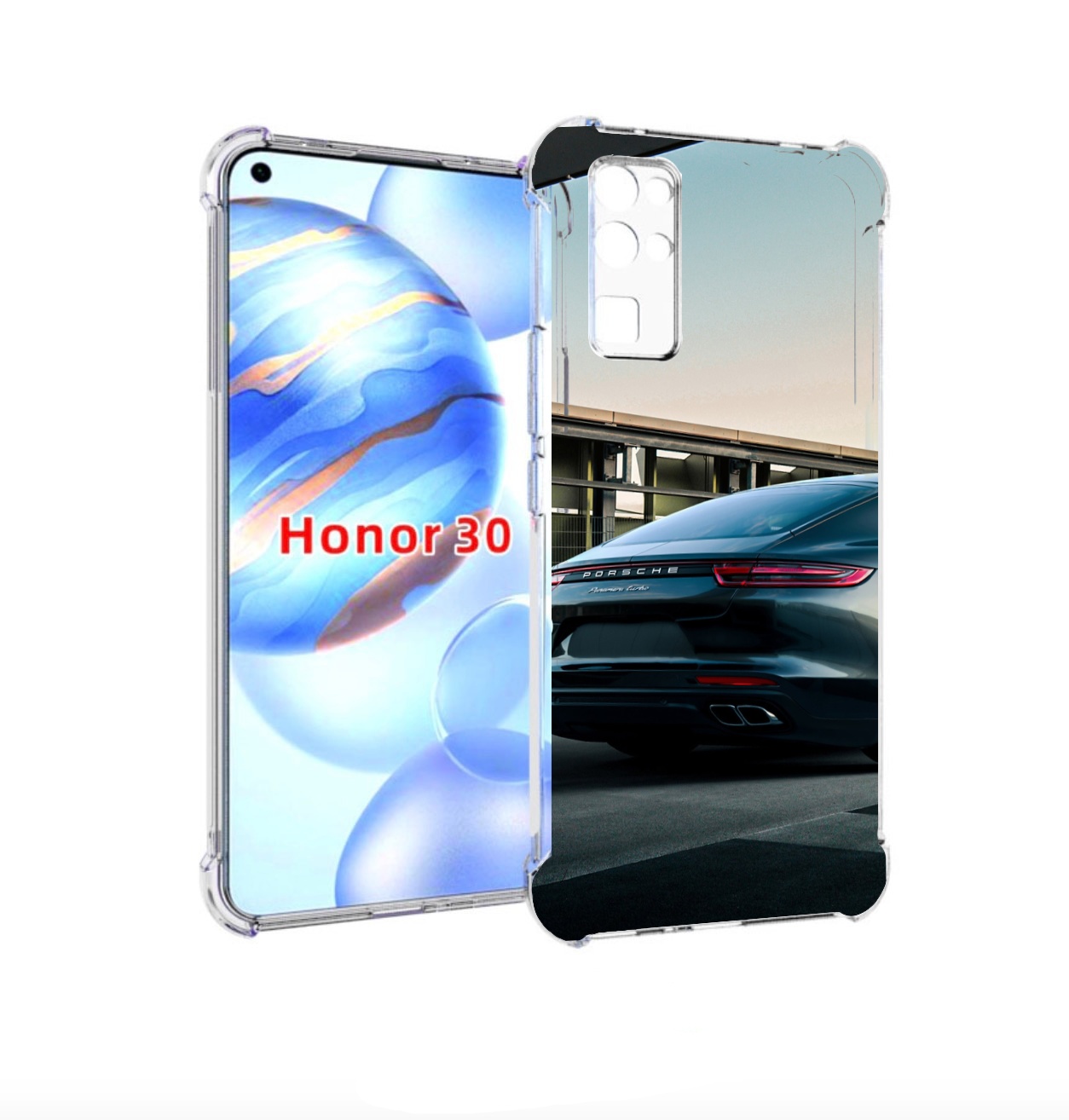 

Чехол бампер MyPads porsche порш 4 для Honor 30 (BMH-AN10) проти, Прозрачный, Tocco