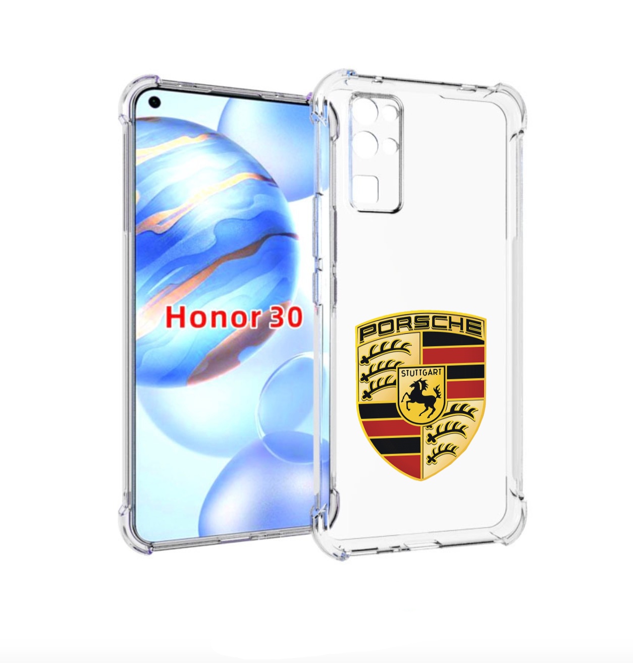 

Чехол бампер MyPads porsche-порш-5 мужской для Honor 30 (BMH-AN1, Прозрачный, Tocco