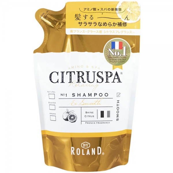 Шампунь для волос Citruspa smooth, со свежим цитрусовым ароматом, мягкая упаковка, 400 мл