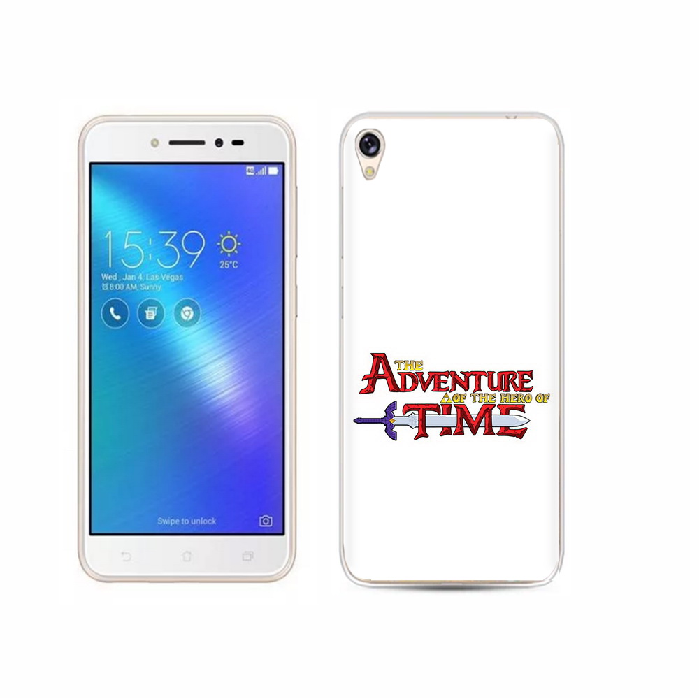 

Чехол MyPads Tocco для Asus ZenFone Live (ZB501KL) время приключений логотип, Прозрачный, Tocco