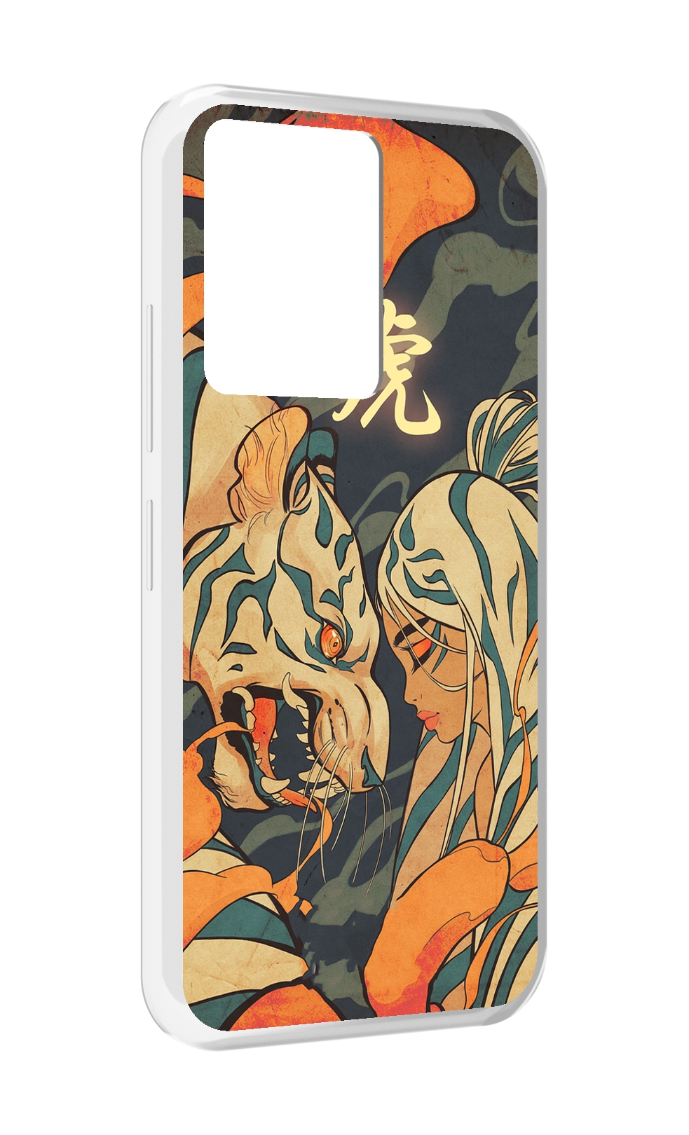 

Чехол MyPads Тигр и девушка друзья для Infinix Note 12 5G X671 / Note 12 Pro 5G, Прозрачный, Tocco