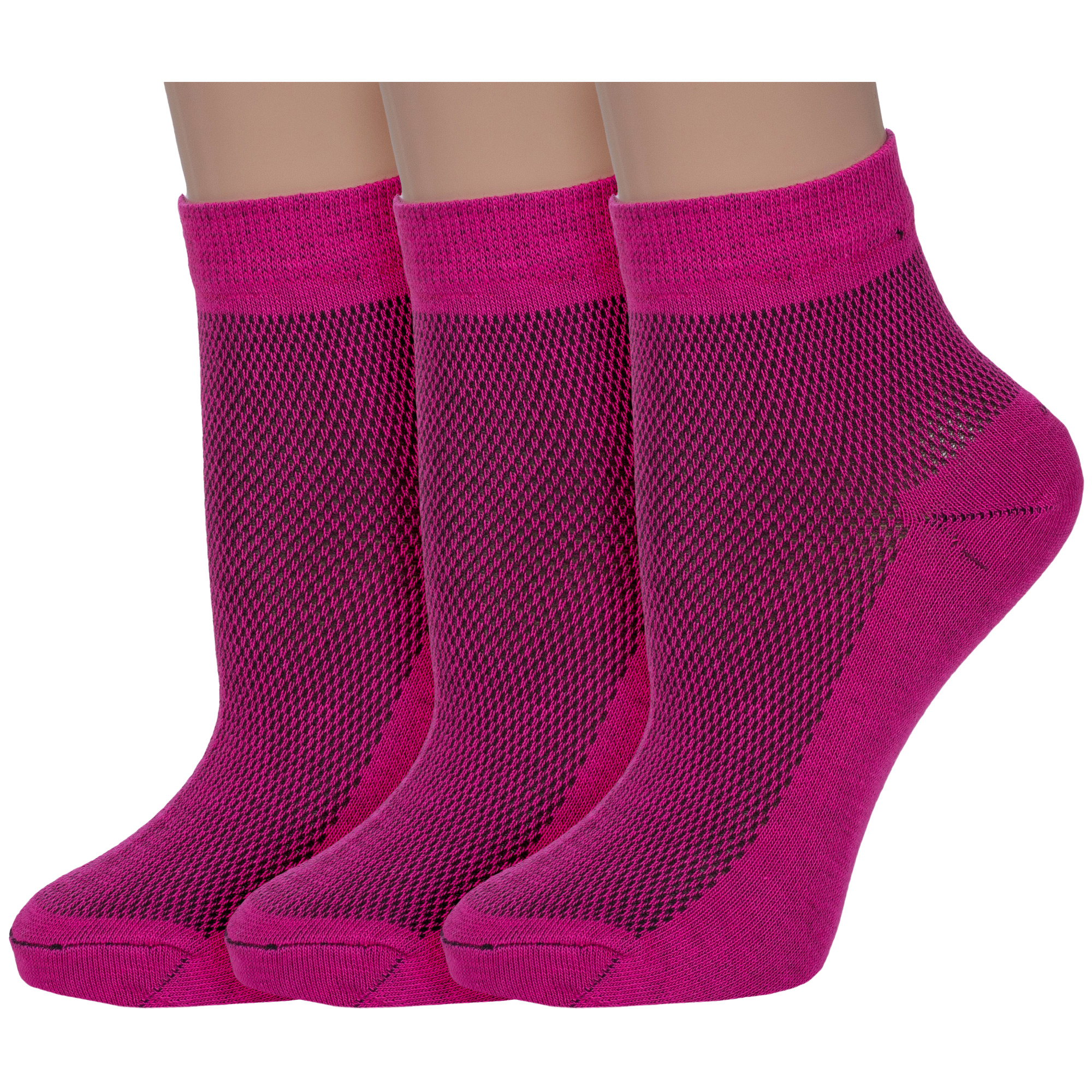 Комплект носков женских Альтаир 3-С82 розовых 35-37