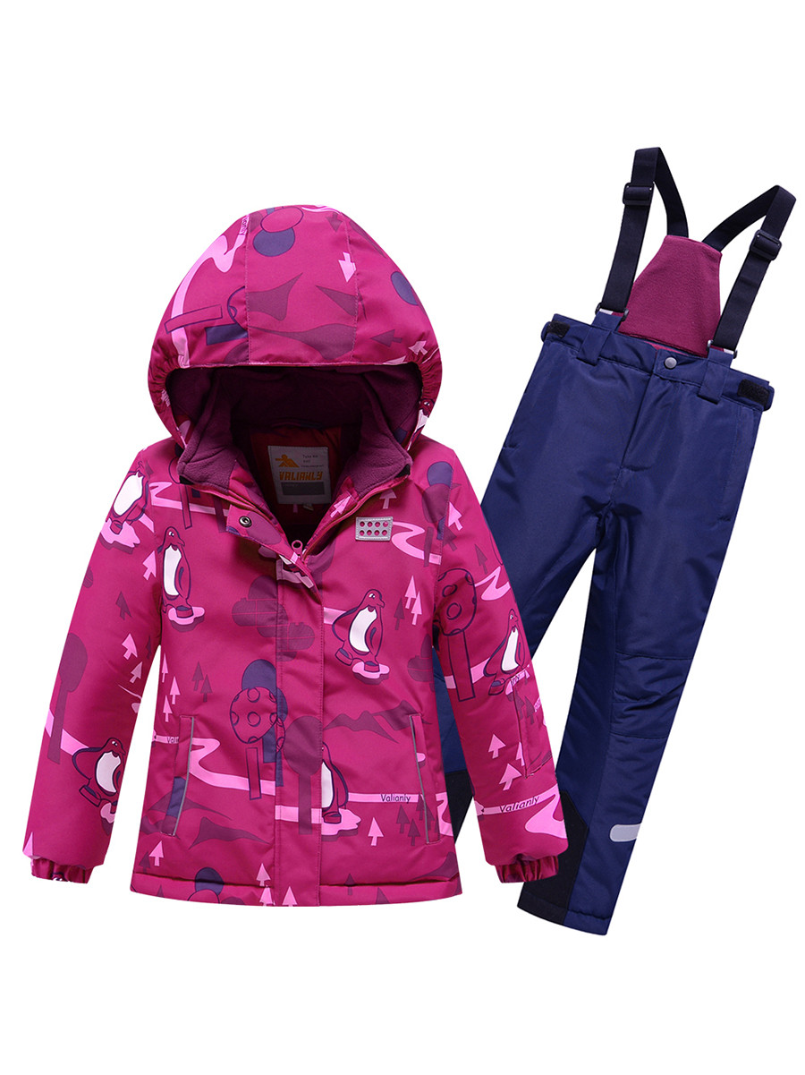 Комплект верхней одежды VALIANLY AD9210R, темно-синий/розовый/голубой, 98