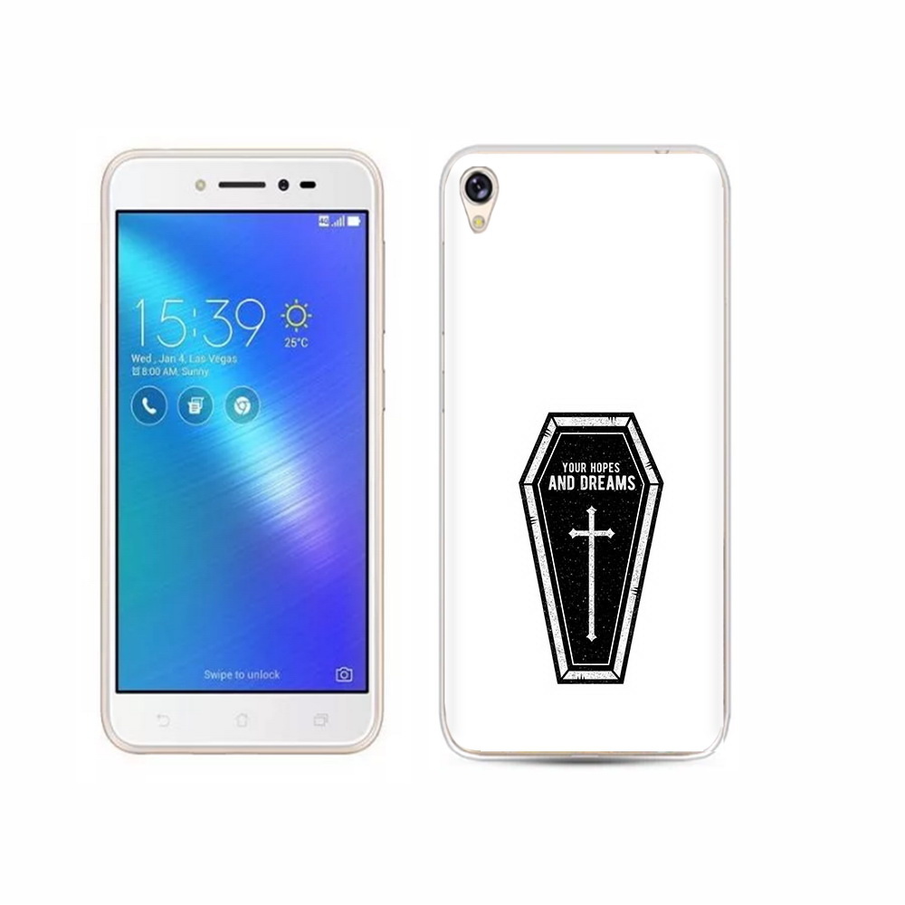 

Чехол MyPads Tocco для Asus ZenFone Live (ZB501KL) гроб с мечтами, Прозрачный, Tocco