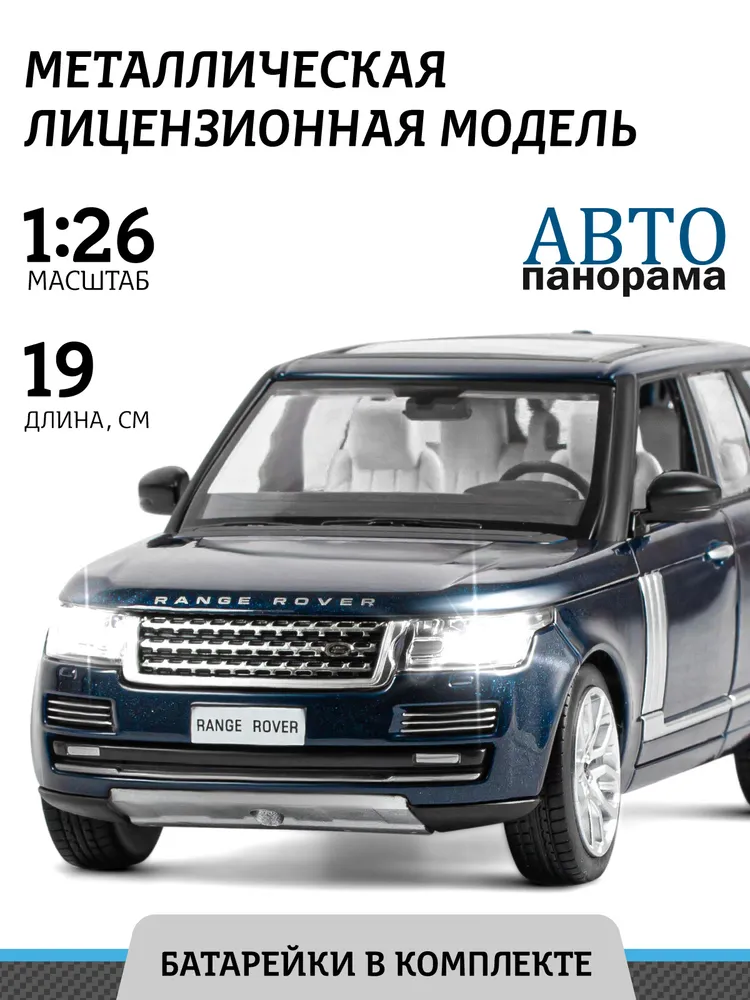 

игрушечная машинка металлическая Автопанорама Range Rover масштаб 1:26 JB1200126, Синий