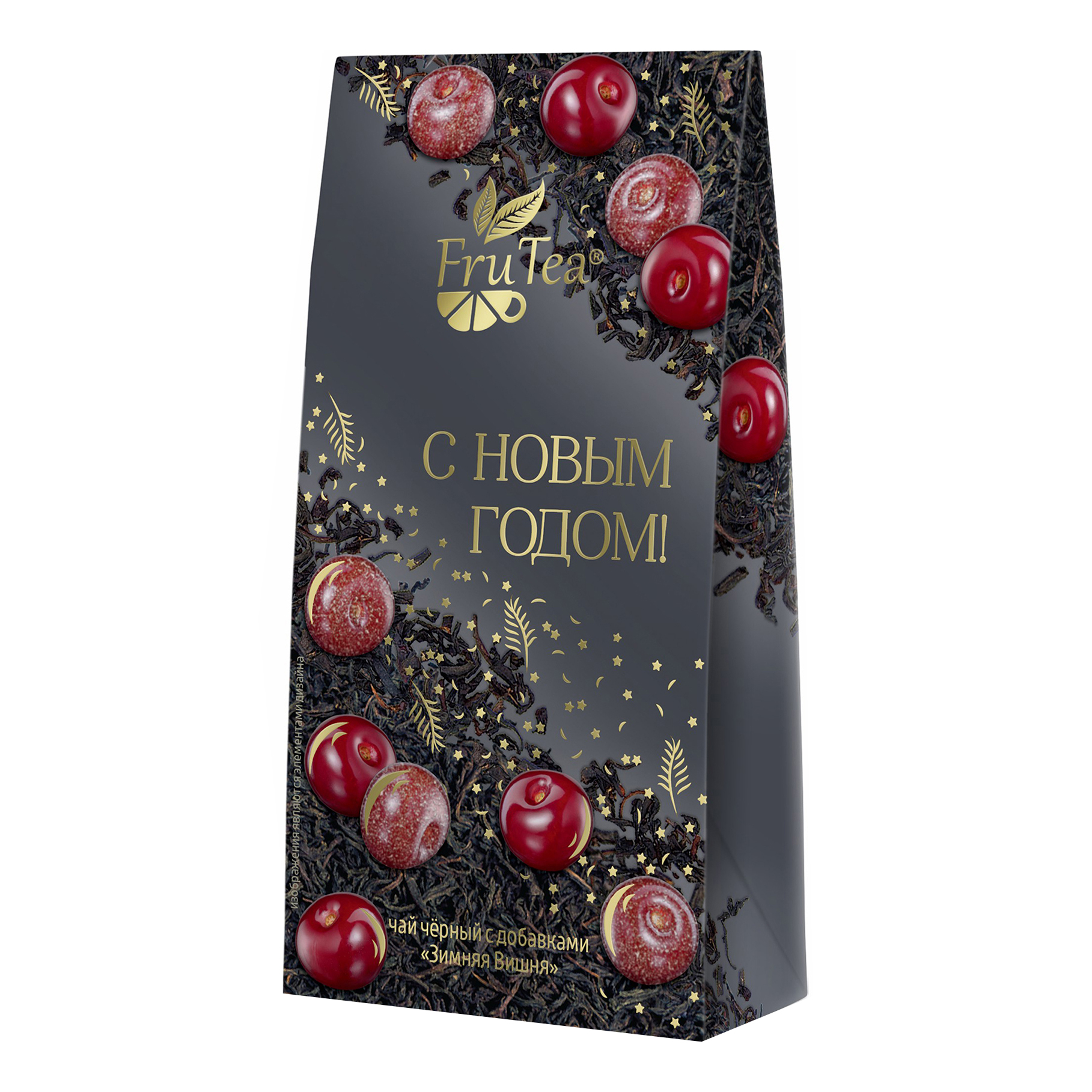 

Чай черный Fru Tea Зимняя вишня с добавками листовой 50 г