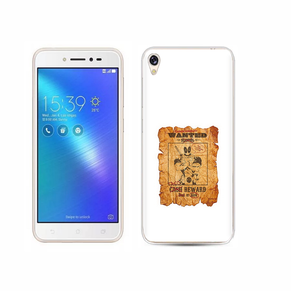 

Чехол MyPads Tocco для Asus ZenFone Live (ZB501KL) дедпул, Прозрачный, Tocco